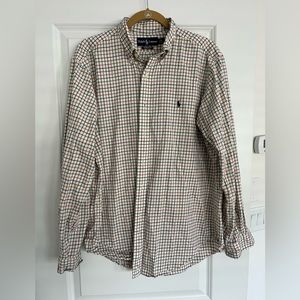 Polo Ralph Lauren long sleeve button down dress shirt - large
